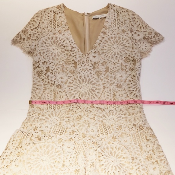 Alexis Alain Lace Romper in Fawn Size Small - Picture 6 of 8